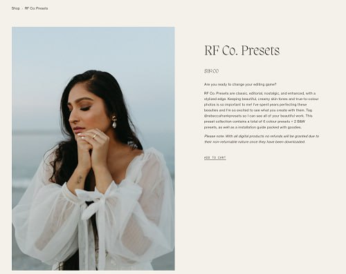 Rebecca Frank - Co. Presets