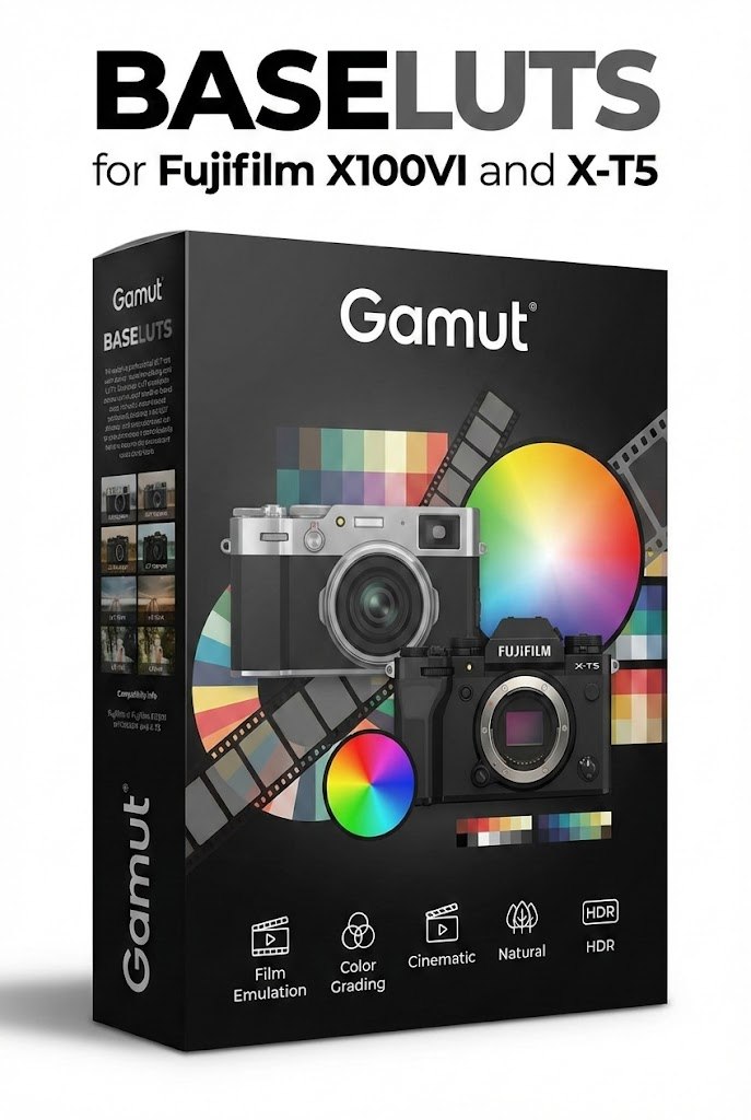 Gamut - BaseLUTs for Fujifilm X100VI and X-T5