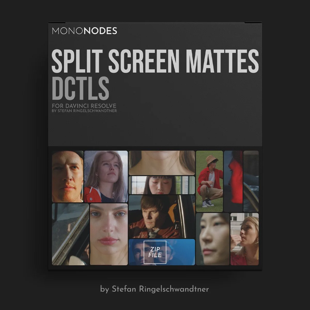 Mononodes - Split Screen Mattes DCTLS v1.0 for DaVinci Resolve