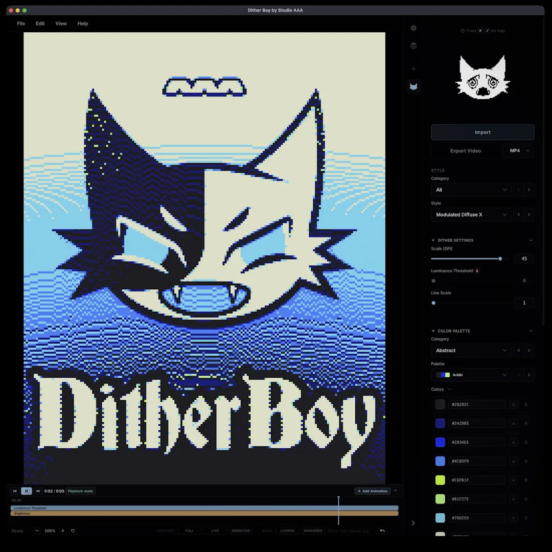 Studio AAA - Dither Boy Plugin for Win v3.0.2
