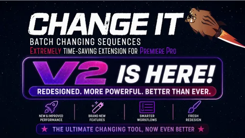 Aescripts - Change It! for Premiere Pro v2.0.0